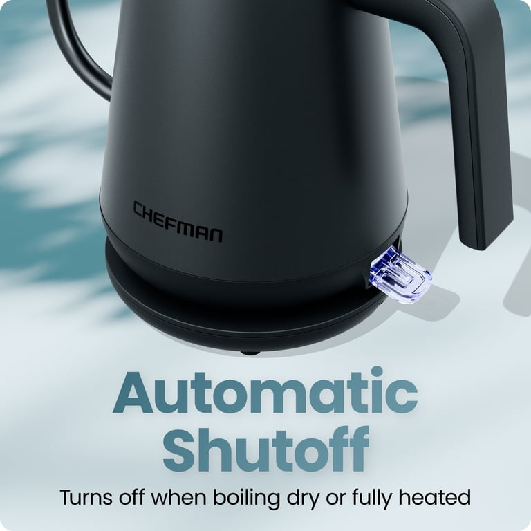 Chefman Fast-Boil Gooseneck Kettle, 0.8L, Black photo 5