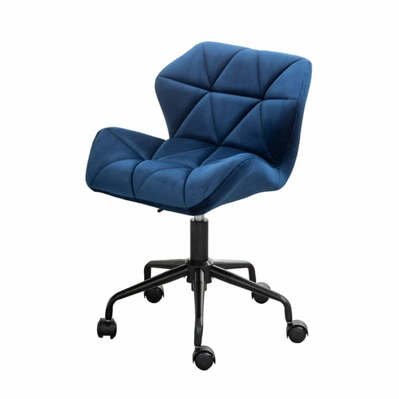 Eldon Diamond Tufted Adjustable Swivel Office Chair in Blue