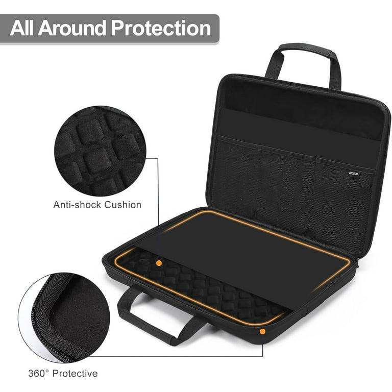 MOSISO Hard Shell Laptop Sleeve, 17-17.3 inch, Black - Walmart.com