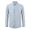Light Gray, variant on AZoiNM Men's No Pocket Dress Shirt Slim Fit Wrinkle Free Long Sleeve Point Collar Business Casual