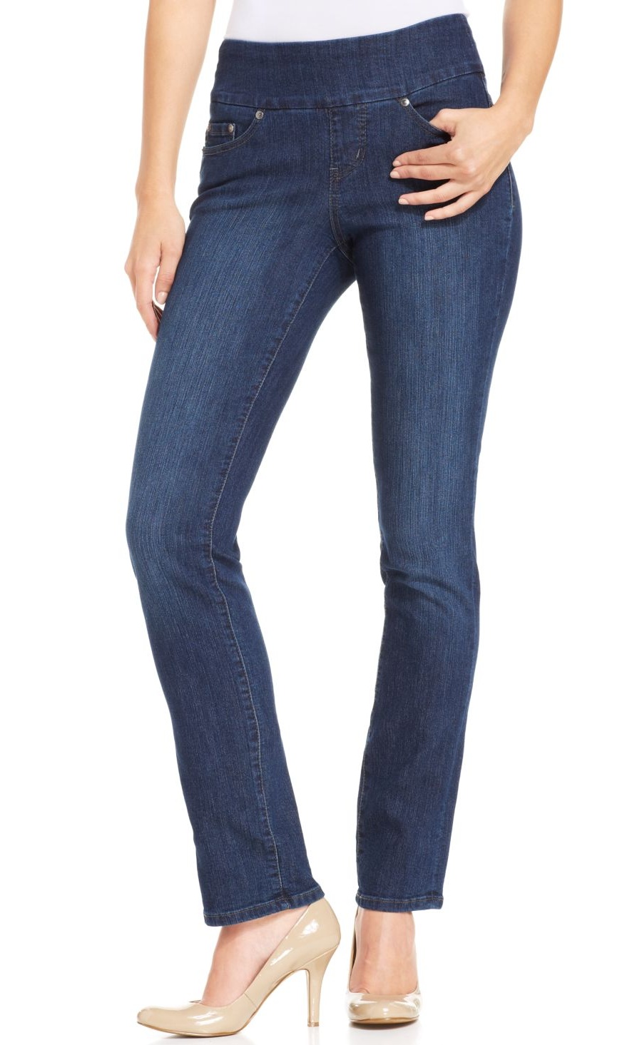 Jag Jeans Womens Petite Peri Pull On 