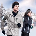 thumbnail image 3 of Orejeras para hombre Orejeras para mujer de 2 piezas Orejeras cálidas para deportes de invierno Diadema para correr Esquí Yoga Entrenamiento Zhivalor 220613-2, 3 of 4