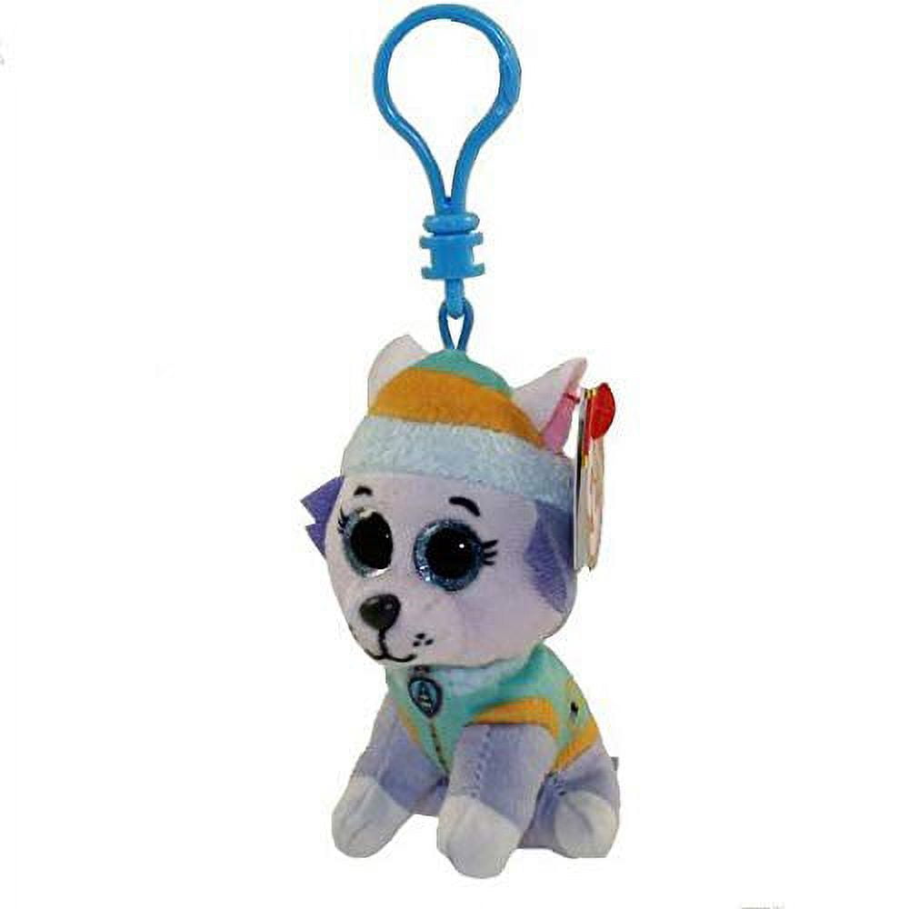 TY Beanie Boos - Paw Patrol EVEREST (Plastic Key Clip)