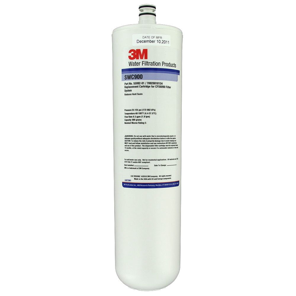 3M 軟水フィルターカートリッジ SWC900-P 3M SWC900 Softening Filter Cartridge - Walmart.com