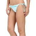 thumbnail image 2 of Michael Kors Women's Lantana Beaded Side Tie Bikini Bottom, Turquoise, Small, 2 of 2