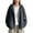 Dark Gray, variant on Women's Hooded Corduroy Jacket Soft Lightweight Loose Fit for Fall Winter Casual