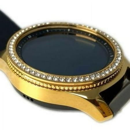 24K GOLD Plated Samsung Gear S3 Classic Smart Watch CUSTOM RARE