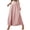 Pink, variant on cocolona Womens Casual Solid Color High Waist Palazzo Pants Elastic Waist Wide Leg Dance Travel Lounge Pants