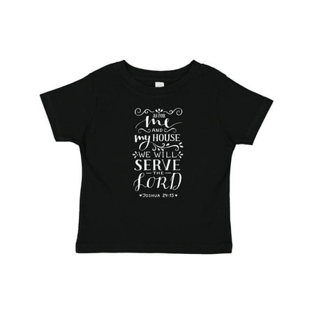 

Inktastic We Will Serve the Lord Bible Verse Gift Baby Boy or Baby Girl T-Shirt
