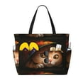 thumbnail image 1 of Kdxio Animal Cat Pattern Large Capacity Beach Travel Bag with Zipper Multiple Pockets Foldable Waterproof Tote for Pool Gym Camping Travel, 1 of 7