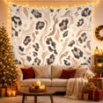 thumbnail image 3 of Watercolor Leopard Spots on Cream Background, Dreamy Boho for Wildlife Art Lovers, Safari Home Decor Accent, Housewarming Gift, Tapestry Wall Hanging for Living Room and Bedroom, 3 of 7