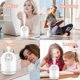 thumbnail image 5 of 300ml Mini Humidifier, Quiet Humidifier with LED Lights USB Desktop Humidifier Waterless Auto Shut, 5 of 5