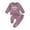 Purple, variant on Daddys Girls Baby Clothes Toddler Fall Winter Outfit Sweatshirt and Jogger Pants Set, Long Sleeve Pullover Sweatshirt Stretch Joggers, Girl Clothes