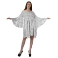 thumbnail image 4 of Moomaya Robe d'Été Dénudée pour Femmes, Robe de Plage en Coton avec Manches Cloche - S, 4 of 5