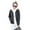Black XL, variant on Winter Women Jacket Hooded Zip-up Long Sleeves Thick Plush Lined Solid Color Cardigan Keep Warm Commuting School Coat