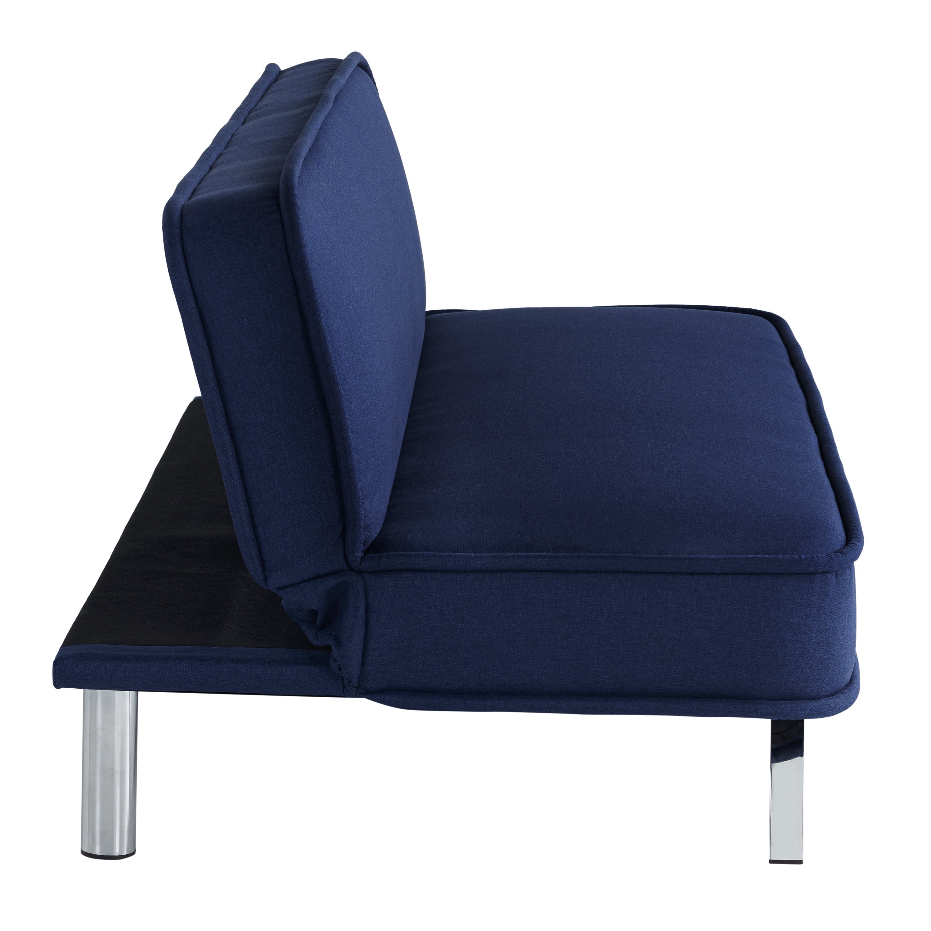 Serta Toronto Modern Convertible Sofa, Navy Woven Fabric