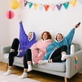 thumbnail image 3 of Sudadera con capucha Tirrinia Oversized Fluffy Sherpa para adulto, 3 of 7