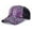 Purple, variant on Stylish Women's Summer Baseball Cap with Rhinestone Embellishment for Outdoor Sun and Fashion Black,One Size