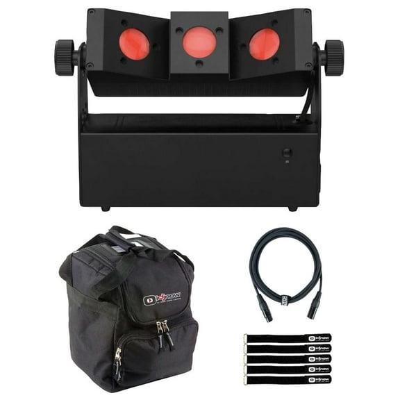 Chauvet DJ EZBeam Q3 ILS Battery-Powered All-in-One Wall Accent & Effect Light with Bag Package