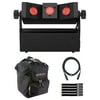 Chauvet DJ EZBeam Q3 ILS Battery-Powered All-in-One Wall Accent & Effect Light with Bag Package