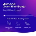 thumbnail image 2 of Zum Bar Goat's Milk Soap - Almond - 3 oz (6 Pack), 2 of 7