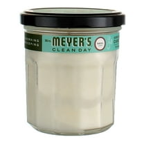 Mrs. Meyer's Clean Day Scented Soy Candle, Basil Scent, 7.2 oz candle