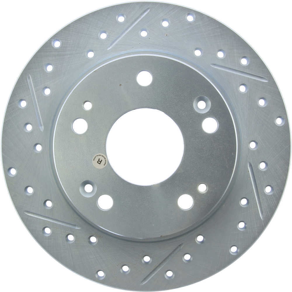 StopTech 227.40055R Select Sport Drilled and Slotted Brake Rotor; Rear Right, improved looks and