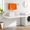 White-40'' x 20'', variant on Black Folding Wall Mount Table, 40'' x 20'' Wooden Desk for Laundry, Work, and Daily Use