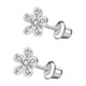 thumbnail image 5 of Pendientes de botón de moda con forma de mariposa, con incrustaciones de circonita y varilla de acero inoxidable de estilo europeo y americano, 5 of 6