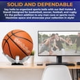 thumbnail image 5 of Hold My Ball Basketball Holders – White Large Hand Wall Mount Displays for Ball Storage & Memorabilia - Ball Storage rack for Basketball, Soccer or Volleyballs, 5 of 7