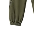 thumbnail image 6 of Jalioing Big Girls Sport Joggers Fashion Loose Solid Elastic Waist Cuffed Sweatpants Baggy Wide Leg Athletic Pants, 6 of 9