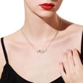 thumbnail image 4 of Collares Bonitos de Osos Perezosos High Monaco SlothyNeck04 5 Pzas Collar Oso Perezoso/Rama Oro/Rosa Metal, 4 of 5