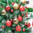 thumbnail image 3 of Christmas Ornaments 44ct Glass Balls Christmas Tree Decorations for Xmas Tree with Plastic Hanging Rope (Red), 3 of 6