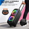 thumbnail image 4 of FanFun Karaoke Machine for Adult, Large Bluetooth Speaker with Wheels, Deep Bass Karaoke Party Speaker, 4 of 10