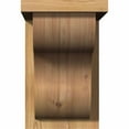 thumbnail image 2 of 7 1/2"W x 12"D x 12"H Carmel Smooth Corbel w/Backplate, Western Red Cedar, 2 of 9