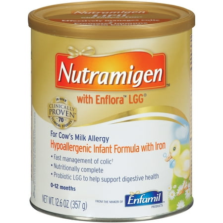 Nutramigen with Enflora LGG Hypoallergenic Infant Formula Powder 12.6 oz. Canister