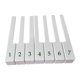 thumbnail image 5 of 7 piezas de tapas de teclas de repuesto para teclado de piano, cubiertas para teclas de teclado de piano, superficie de teclas de material PP. 51 cm, 5 of 9