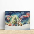 thumbnail image 3 of Merry Christmas and Happy New Year Santa Shiba Inu Holiday Xmas Winter 2025 Horizontal Matte Canvas Poster Shibas Dog Lovers Gifts Idea Wall Art Home Decor - 00024, 3 of 5