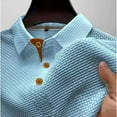 thumbnail image 4 of hotojiny Golf Shirts for Men Classic Work Office Short Sleeve Summer Top Comfortable Button Collar Business Shirt, 4 of 5