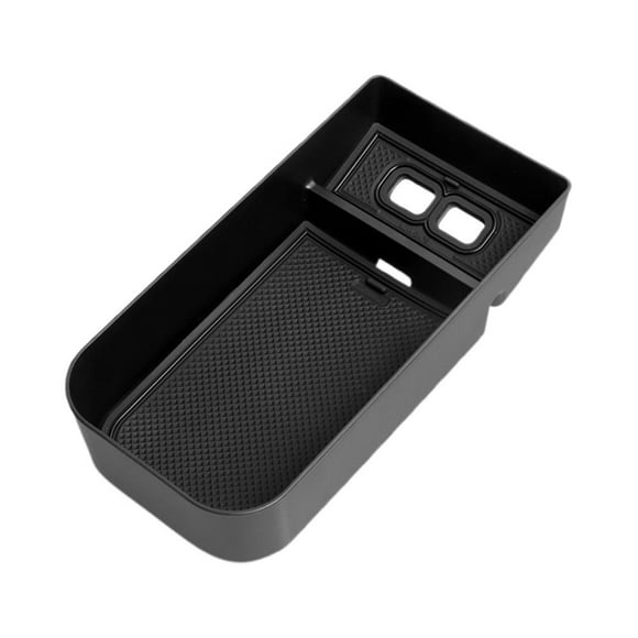 Polestar Organisateur de Boîte de Rangement pour Accoudoir de Console Centrale à 4 Positions, Accessoire de Plateau de Voiture Ajusté sur Mesure, Organisation Intérieure Extensible pour Petits Articles, Plastique PVC et ABS