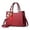 Red, variant on Stylago Women's Fashion Purses and Handbags Leather Top Handle Tote with Ribbon Crossbody Bags for Party Travel Shopping Black