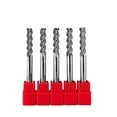 thumbnail image 2 of 3 Flute Carbide Milling Cutter Tungsten End Mill Tool 1 To 20mm For Aluminum Fiberglass Acrylic Wood Copper Plastic , High Precision, 2 of 6