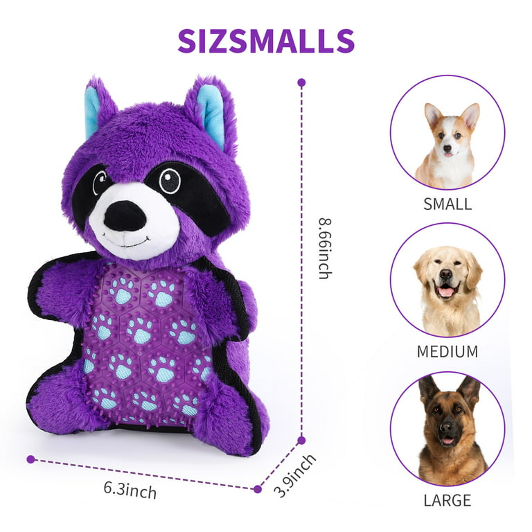 Lykani Plush Dog Toy, Squeaky Dog Toys, Stuffed Animals for Dogs, Chew Toys  for Puppies Small Medium Large Dogs, Interactive Dog Pull Toy for Pet