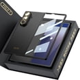 thumbnail image 2 of Decase Fashion Rugged Hard PC Case for Samsung Galaxy Z Fold7,Ultra-Thin and Lightweight Cover with Tempered Glass Screen Protector,Glossy Anti-Fingerprint Frame Shockproof Full Body Case,Darkgreen, 2 of 7