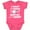 Vintage Hot Pink, variant on Inktastic I Want to Grow Up to Be a Dentist Like My Daddy Boys or Girls Baby Bodysuit