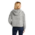 thumbnail image 2 of Port Authority Female V-Neck Hoodie Grey Heather 2X-Large, 2 of 4