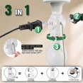 thumbnail image 3 of 2 Outlet Light Socket Adapter,E26 Bulb Socket to Outlet Splitter, 3 of 5