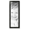 thumbnail image 2 of ArtToFrames 12" x 37" Honors Black with Silver Picture Frame, 12x37 inch Black Wood Poster Frame (WOM-5157), 2 of 7