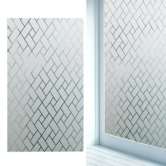Raindrops Glass Film Static Cling Window Easy to Apply Office