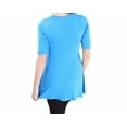 thumbnail image 3 of 24/7 Comfort Apparel Women's 3/4 Sleeve Tunic, 3 of 4